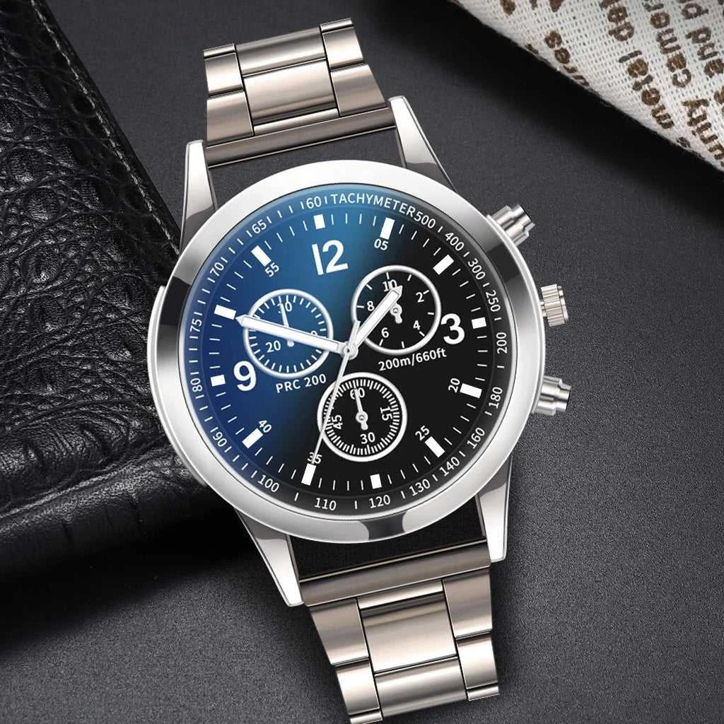 1/2PCS Men Business Watches Fashion Men's Steel Band Quartz Watch with Bracelet(Box not Included) Éditions Traditions & Modernité Inc. 186728091;20260629;1782691242rPFQK