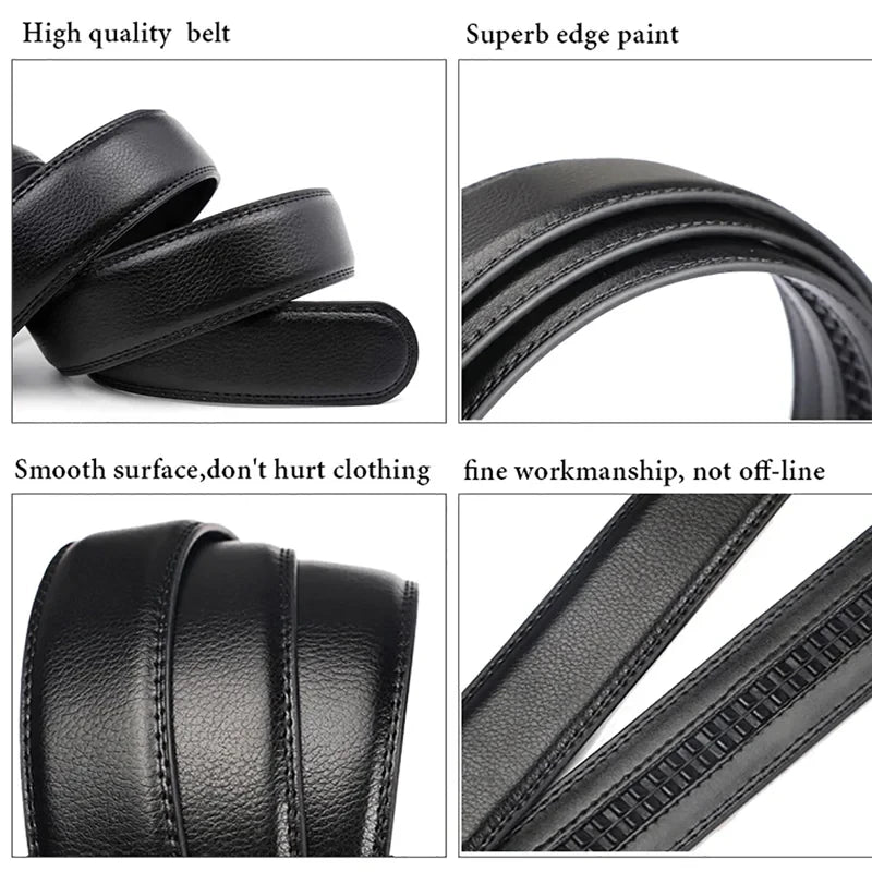 Men's High-Quality Belt 110cm 120cm 130cm Luxury Belt, Black Men's Automatic Buckle Jeans Men's Belt Suit Belt Éditions Traditions & Modernité Inc. 186728099;20260629;17826912917fgxc