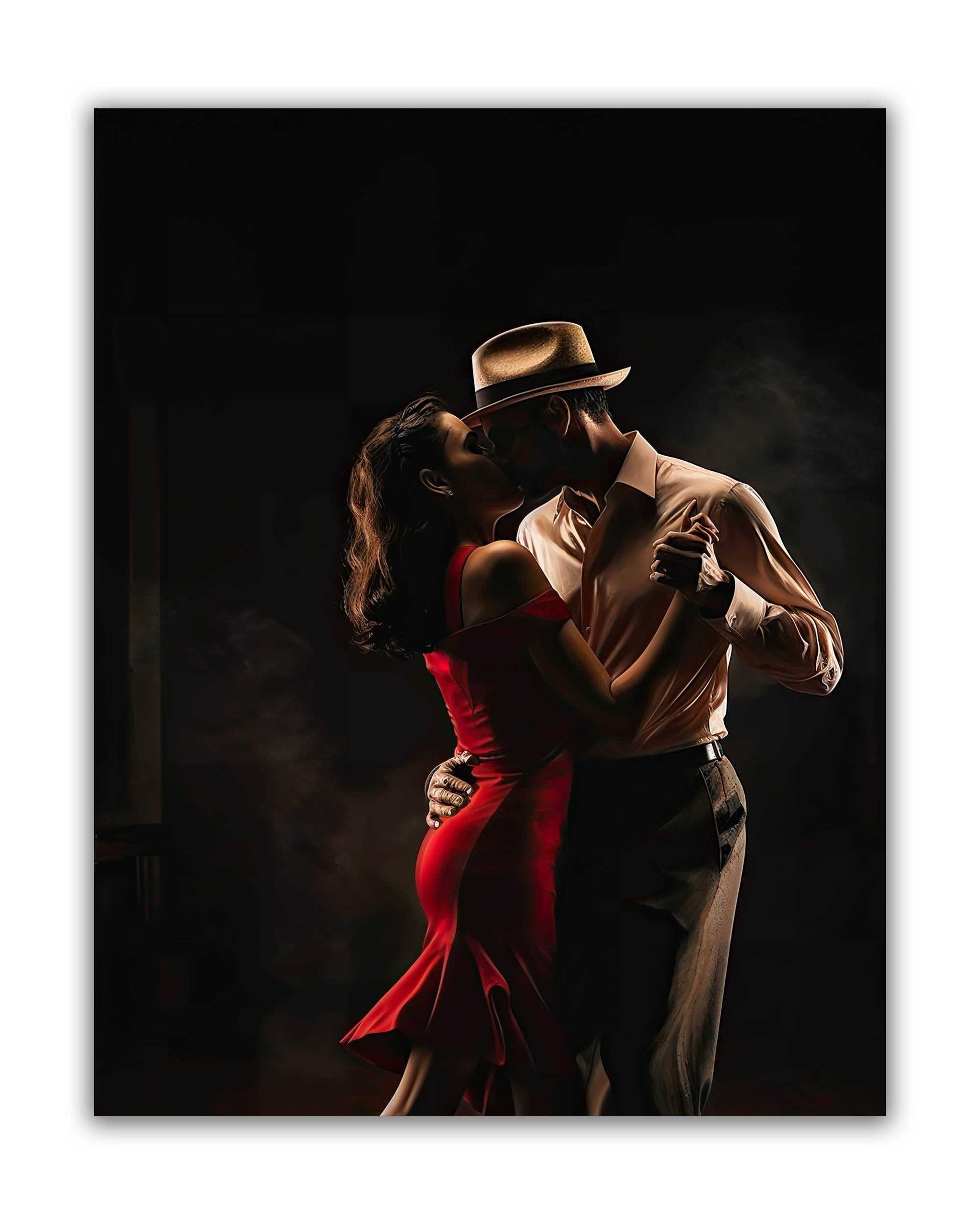 Wall Art- Tango Dance -Canvas Printed-Modern art Wall decor Éditions Traditions & Modernité Inc. 4836-196