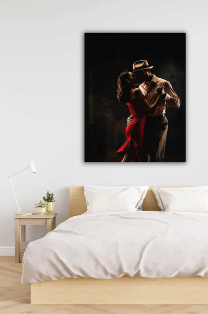 Wall Art- Tango Dance -Canvas Printed-Modern art Wall decor Éditions Traditions & Modernité Inc. 4836-196