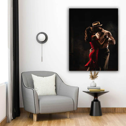 Wall Art- Tango Dance -Canvas Printed-Modern art Wall decor Éditions Traditions & Modernité Inc. 4836-196