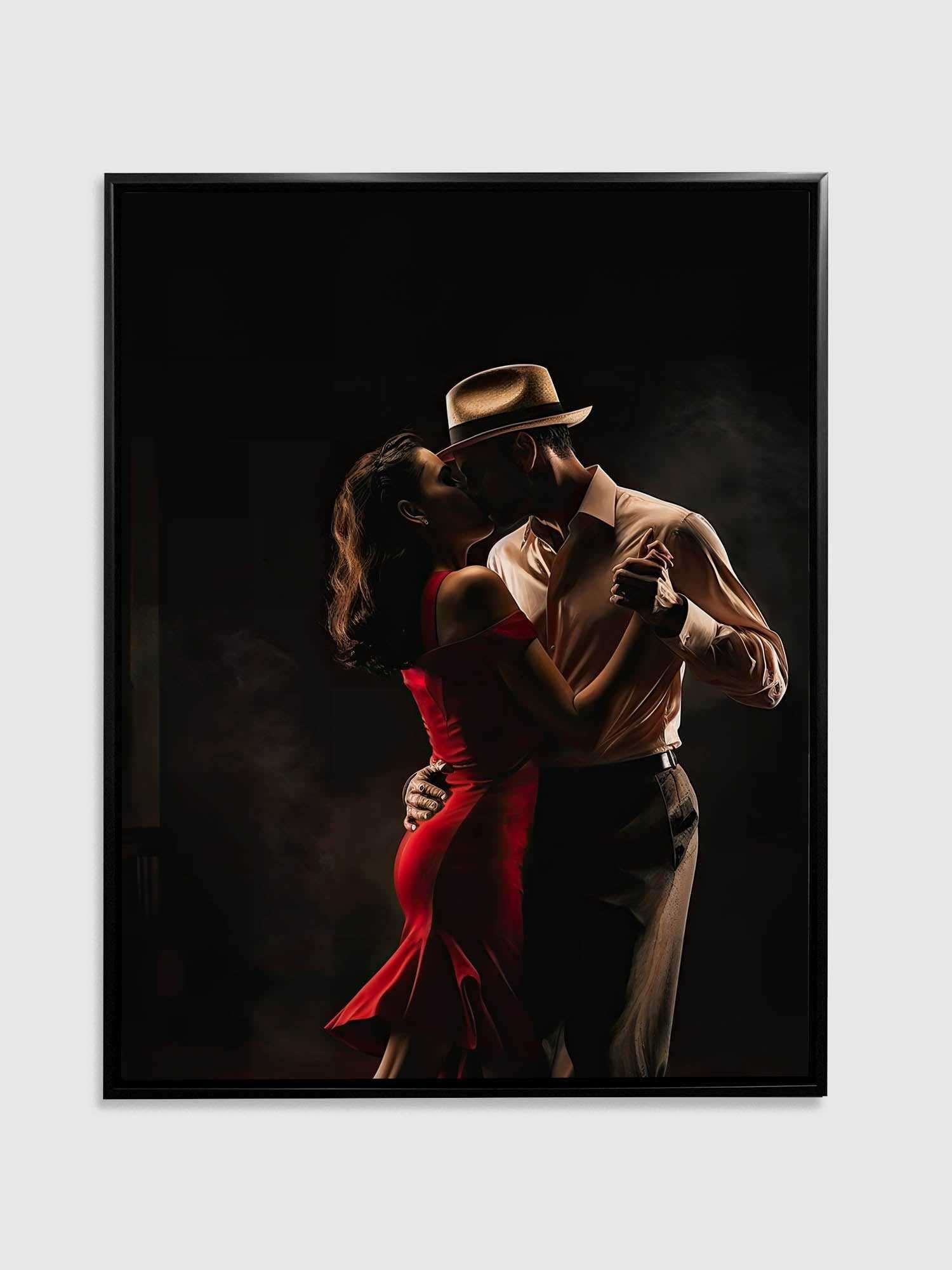 Wall Art- Tango Dance -Canvas Printed-Modern art Wall decor Éditions Traditions & Modernité Inc. 4836-196