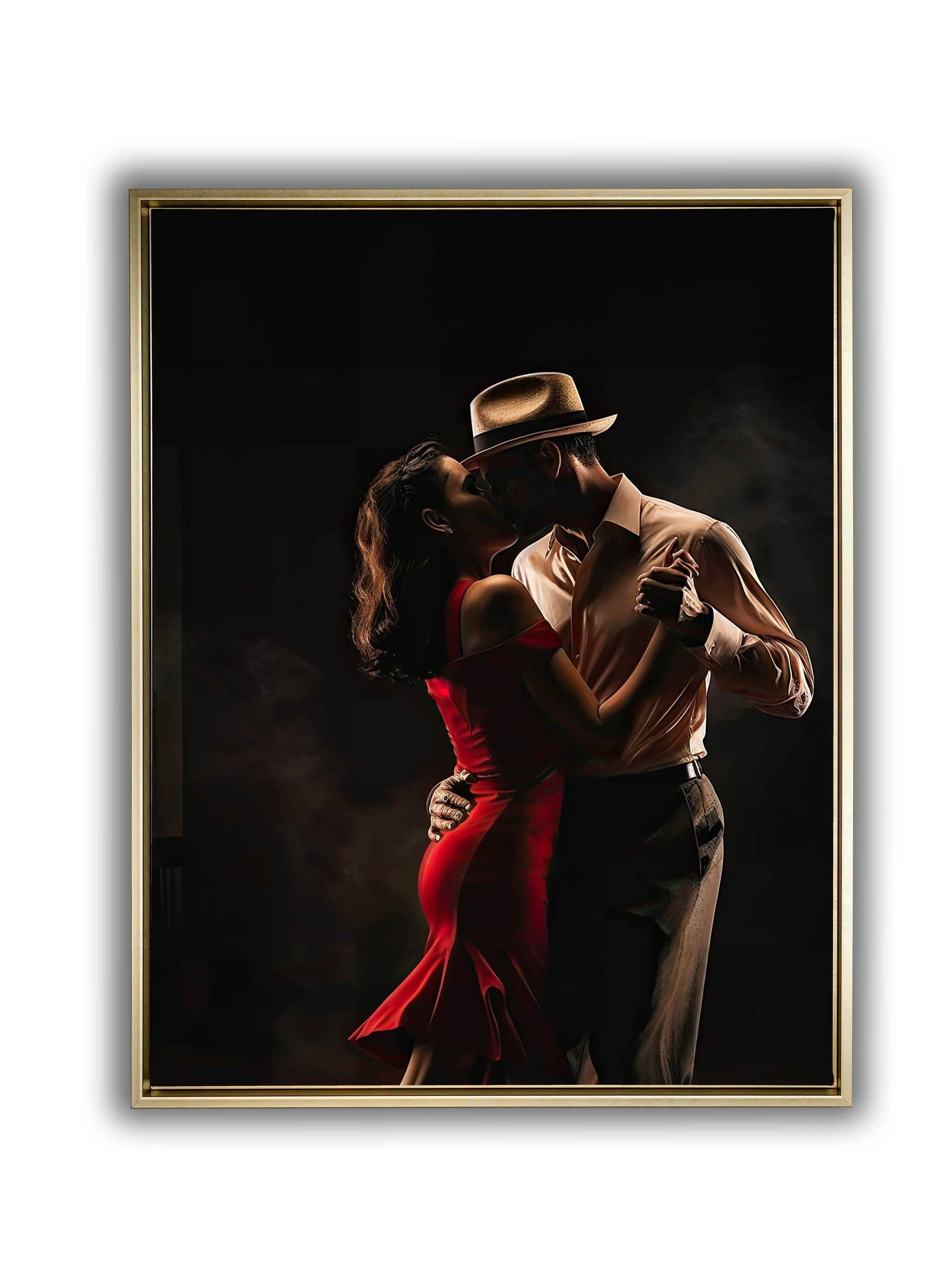 Wall Art- Tango Dance -Canvas Printed-Modern art Wall decor Éditions Traditions & Modernité Inc. 4836-196