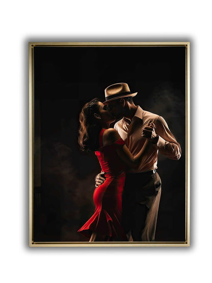 Wall Art- Tango Dance -Canvas Printed-Modern art Wall decor Éditions Traditions & Modernité Inc. 4836-196