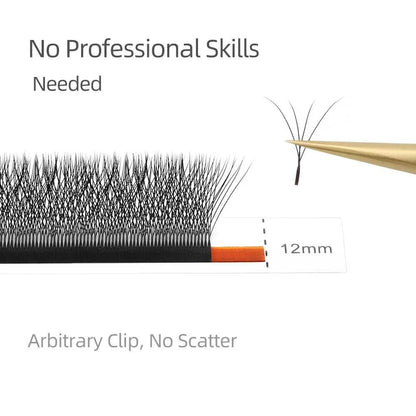 NAGARAKU Automatic Flowering W Shape Bloom 3D 4D 5D 6D 7D 8D Premade Fans Speed Eyelash Extensions Natural Soft Light Full Dense Éditions Traditions & Modernité Inc. 186727809;20260628;1782690558VJlHx