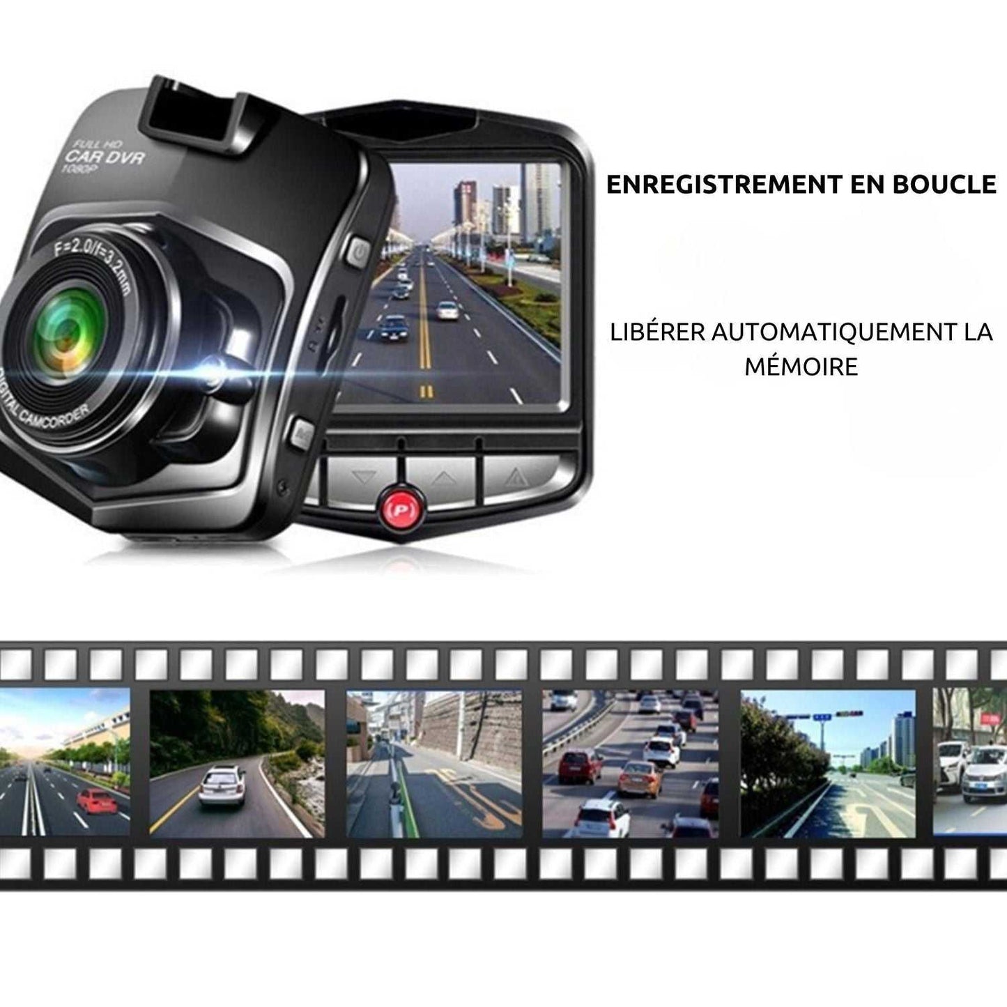 DriveGuard HD - Caméra pour voiture Gadget Éditions Traditions & Modernité Inc. CJQCQCQC00922-Black-General clearing