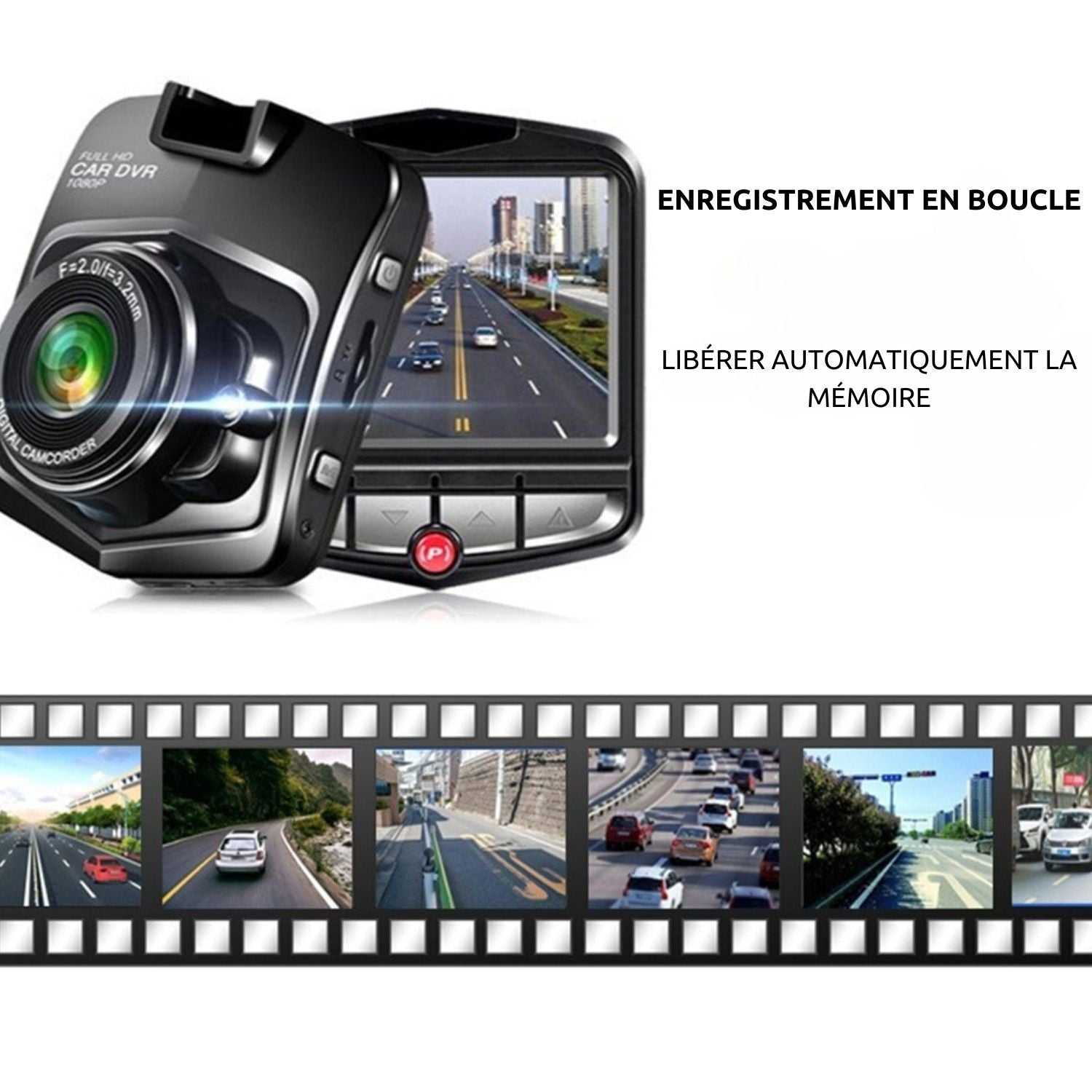DriveGuard HD - Caméra pour voiture Gadget Éditions Traditions & Modernité Inc. CJQCQCQC00922-Black-General clearing