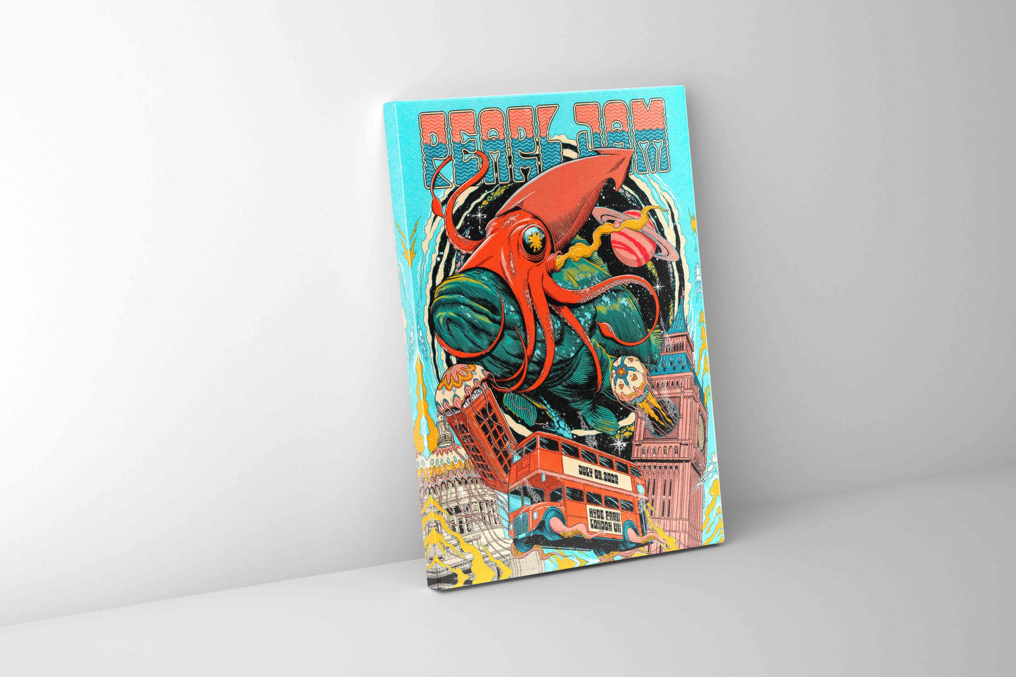 Pearl Jam London Poster -Canvas Music Lovers Wall decor Éditions Traditions & Modernité Inc. 2436-004