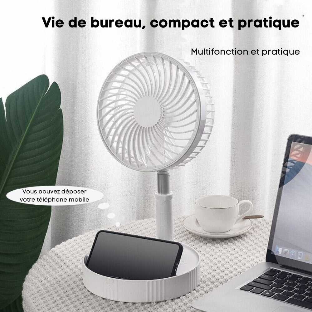 FoldAir - Ventilateur portable rétractable sans fil Gadget Éditions Traditions & Modernité Inc. CJJT149769604DW