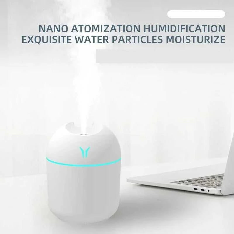 250ML USB Mini Air Humidifier Aroma Essential Oil Diffuser For Home Car Ultrasonic Mute Mist Maker Diffuser with LED Color Lamp Éditions Traditions & Modernité Inc. 186727968;20260628;1782690622eLTP8