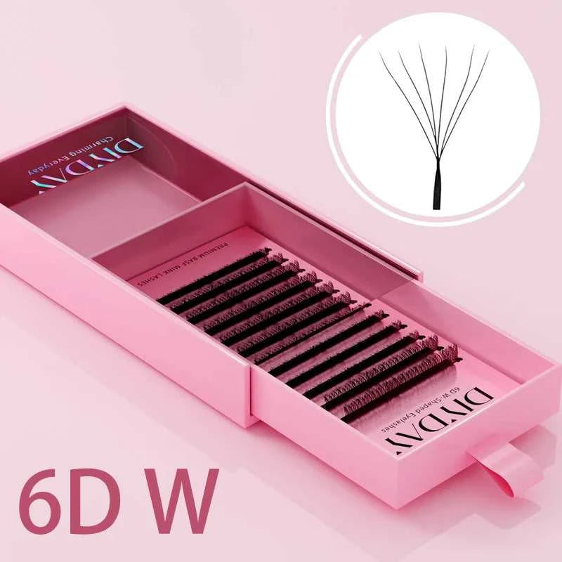 DIYDAY W Shape Eyelashes Extensions W Shaped Bloom 3d 4d 5d 6d 7d 8d Eye Lashes Natural Soft Premade Fan Lash Extensions Éditions Traditions & Modernité Inc. 185980101;20260611;1781193587w9ZkL