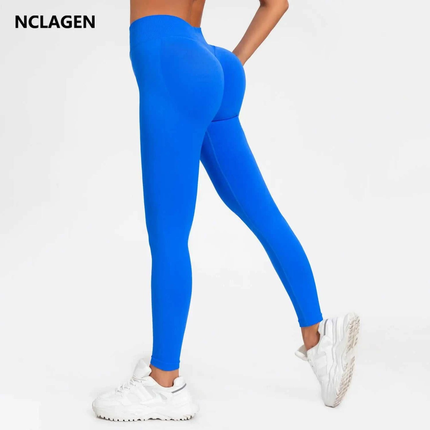 NCLAGEN Impact Leggings Women Seamless Sports Yoga Pants Low Ribbed Band Gym clothes Fitness Workout wear Scrunch Bum Tights Éditions Traditions & Modernité Inc. 185981238;20260611;1781193834HDYVe