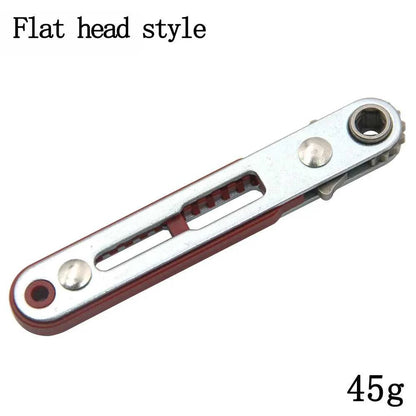 Multifunctional Bidirectional Forward and Reverse Ratchet Screwdriver Elbow Flat Head Wrench Cross Screwdriver Slotted Tool