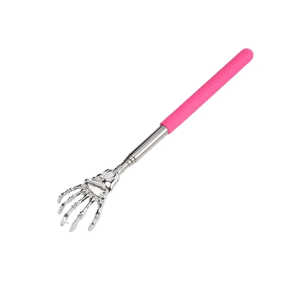 1 Piece Extendable Back Scratcher Portable Telescoping Metal Stainless Steel Back Scratchers Hand Massager
