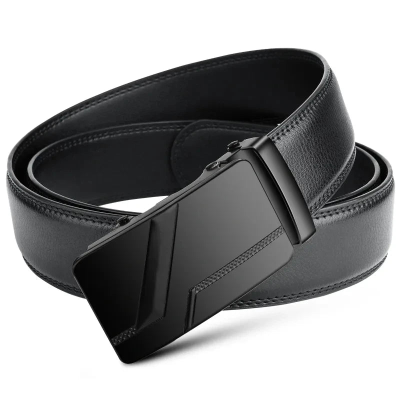 Men's High-Quality Belt 110cm 120cm 130cm Luxury Belt, Black Men's Automatic Buckle Jeans Men's Belt Suit Belt Éditions Traditions & Modernité Inc. 186728099;20260629;17826912917fgxc