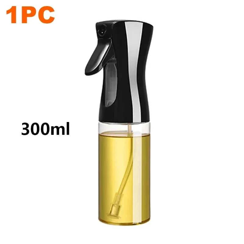 200/300/500mlOil Spray Plastic Household Kitchen Oil Spray Bottle Or Oil Brush Nebulizing Mist Filling Cooking Dual Use BBQ Éditions Traditions & Modernité Inc. 14:200002130#2pcs-300ml white