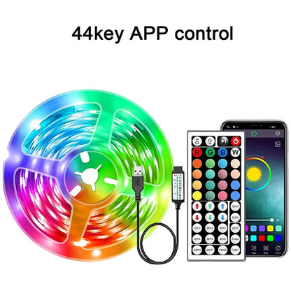 RGB Led Strip Lights 5m 10m 20m 30m Led Room Light with APP Control Flexible Ribbon Luces Led Tape for Room Bedroom Decoration Éditions Traditions & Modernité Inc. 185979931;20260611;17811934904g9K2