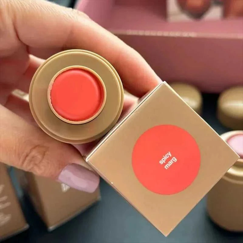 Rhod Pocket Blush LIP Stick Lip And Cheek Hydrating Stick Natural Rouge Powder Blush Cream Lipstick Cheek Easy To Apply Color Éditions Traditions & Modernité Inc. 200001176:200006154#plum