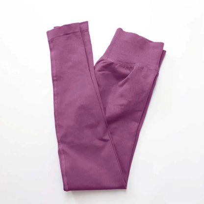 NCLAGEN Impact Leggings Women Seamless Sports Yoga Pants Low Ribbed Band Gym clothes Fitness Workout wear Scrunch Bum Tights Éditions Traditions & Modernité Inc. 185981238;20260611;1781193834HDYVe