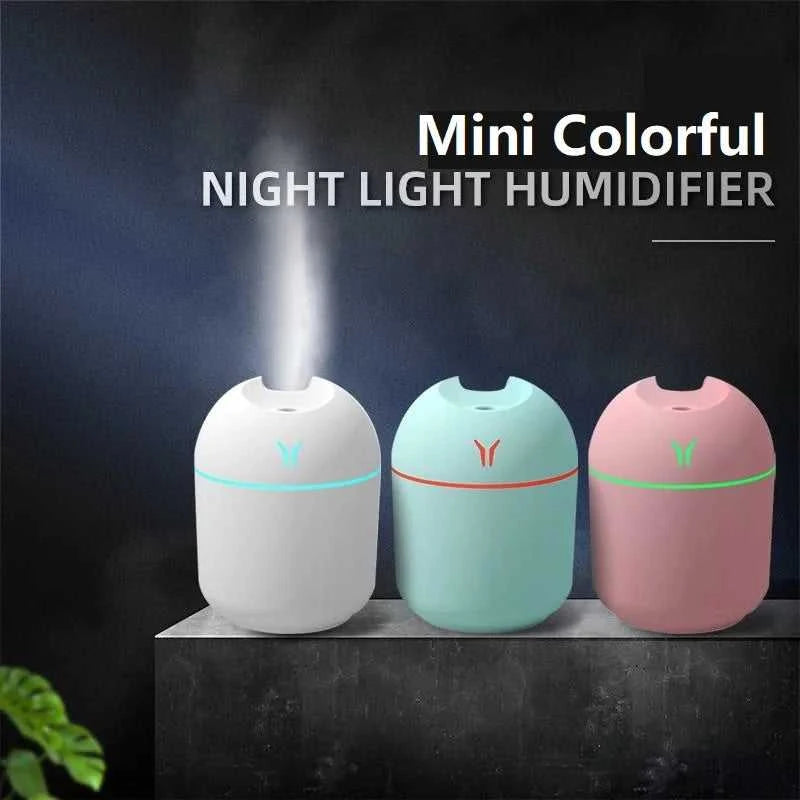 250ML USB Mini Air Humidifier Aroma Essential Oil Diffuser For Home Car Ultrasonic Mute Mist Maker Diffuser with LED Color Lamp Éditions Traditions & Modernité Inc. 186727968;20260628;1782690622eLTP8