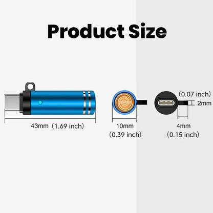 Mini Type C Mobile Phone Cigarette Lighter Air Blowing Cigarette Lighter Outdoor Safety USB C Lighter Adapter For iPhone 17 Pro Éditions Traditions & Modernité Inc. 186225325;20260617;1781705832d4O9r