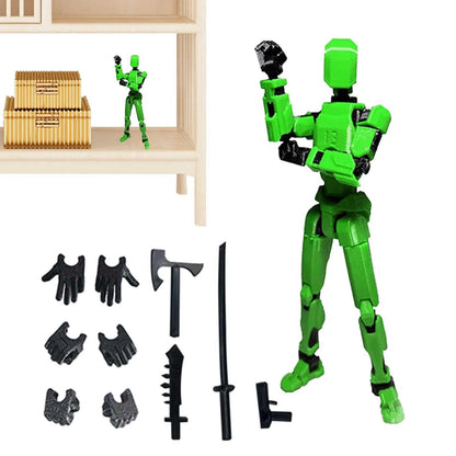 1PCS 13 Joints Figure Articulate Movable Dummy Doll Diy Assembly Toy 3D Printed Action Figure Stop Motion Animation Dummy Éditions Traditions & Modernité Inc. 185980448;20260611;17811936277sbOD