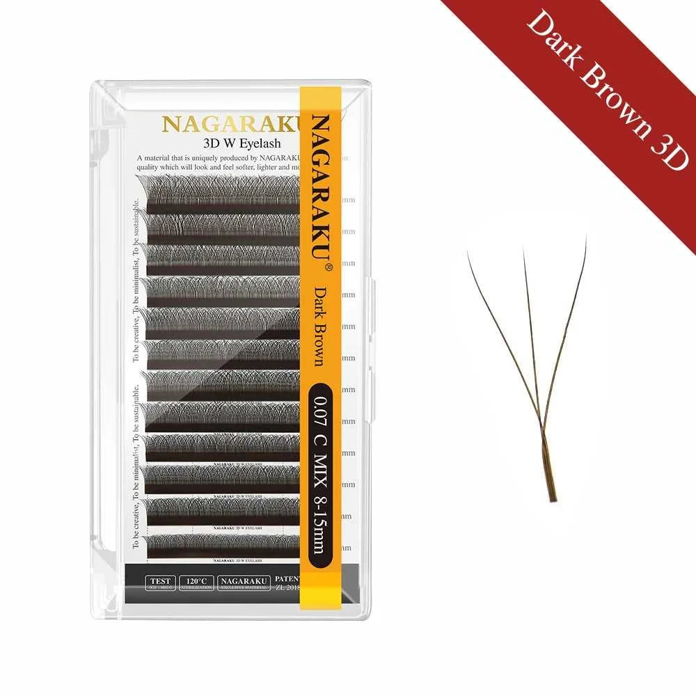 NAGARAKU Automatic Flowering W Shape Bloom 3D 4D 5D 6D 7D 8D Premade Fans Speed Eyelash Extensions Natural Soft Light Full Dense Éditions Traditions & Modernité Inc. 186727709;20260628;17826905593JIPY