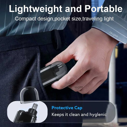 Nose Hair Trimmer Rechargeable Electric Nose Hair Remover Men Eyebrow Hair Shaving Razor Mini Pocket Portable Nose Hair Clipper Éditions Traditions & Modernité Inc. 185979929;20260611;1781193487Zadfc