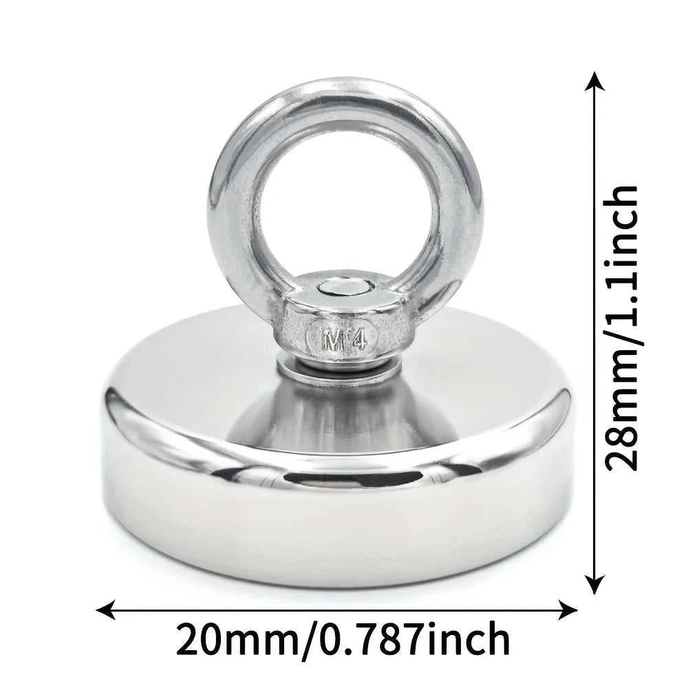 D16~D42mm Super Strong Neodymium Fishing Hook N52 Heavy Duty Rare Earth Neodymium with Countersunk Hole Eyebolt Salvage Magnetic Éditions Traditions & Modernité Inc. 186083959;20260613;1781386369yZ0Yi