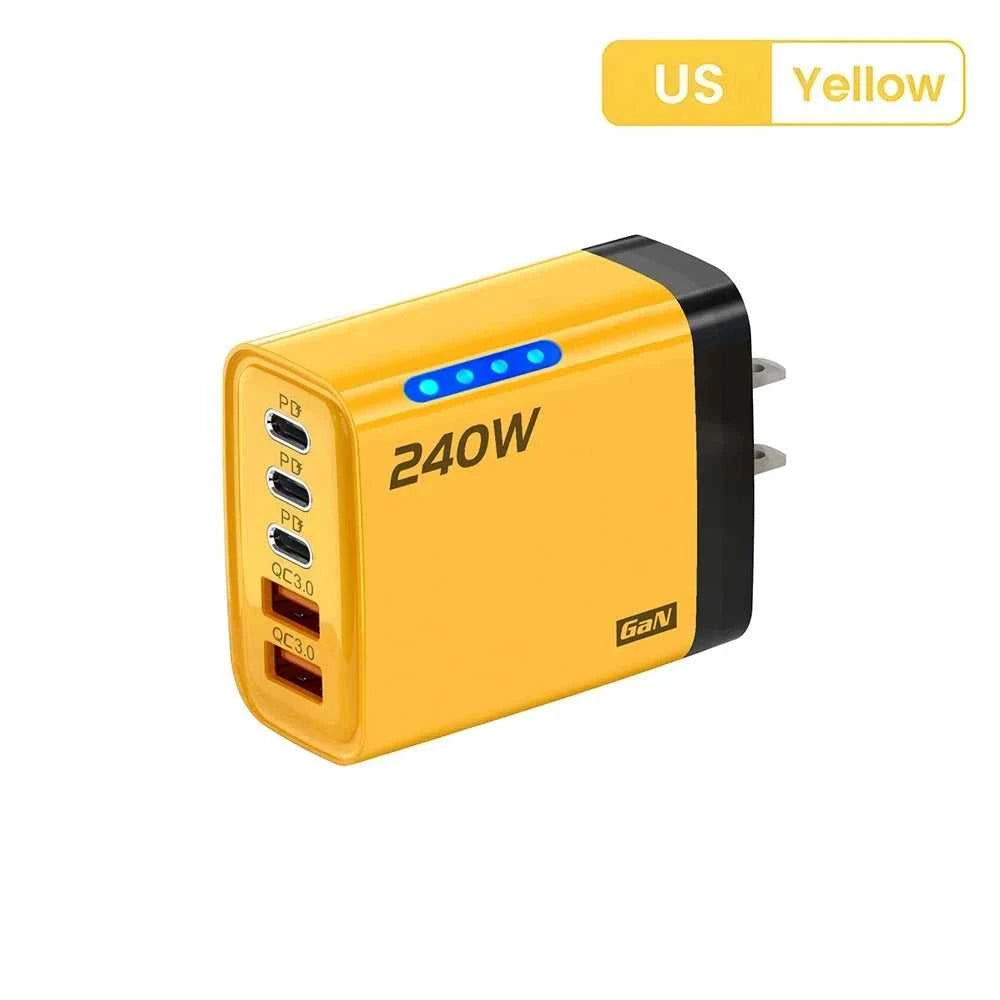 5-in-1 Fast Charging Station Power All Devices Faster Éditions Traditions & Modernité Inc. 14:1052#0.25M 10A Cable