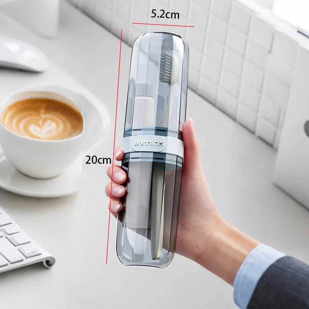 Portable Toothpaste Toothbrush Protect Holder Case Travel Camping Storage Box Protect Toothbrush Toothpaste from Dirt and Damage Éditions Traditions & Modernité Inc. 185980085;20260611;17811935786ue6g