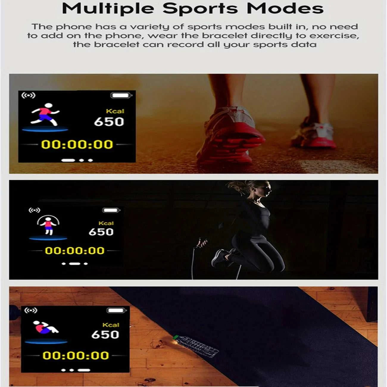 Smart Watch For Women Men Wristwatch Bluetooth Connected Phone Player Music Fitness Sport Bracelet Sleep Monitor Digital Watches Éditions Traditions & Modernité Inc. 186727366;20260628;1782690230CkpUo