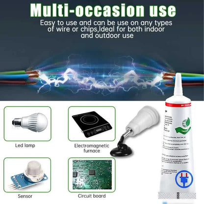 Waterproof Liquid Electrical Tape Rubber Insulating Cable Wire Coat Glue Insulation Adhesives Sealer Home Fix Line Glue Éditions Traditions & Modernité Inc. 185982372;20260611;1781193878noBpk