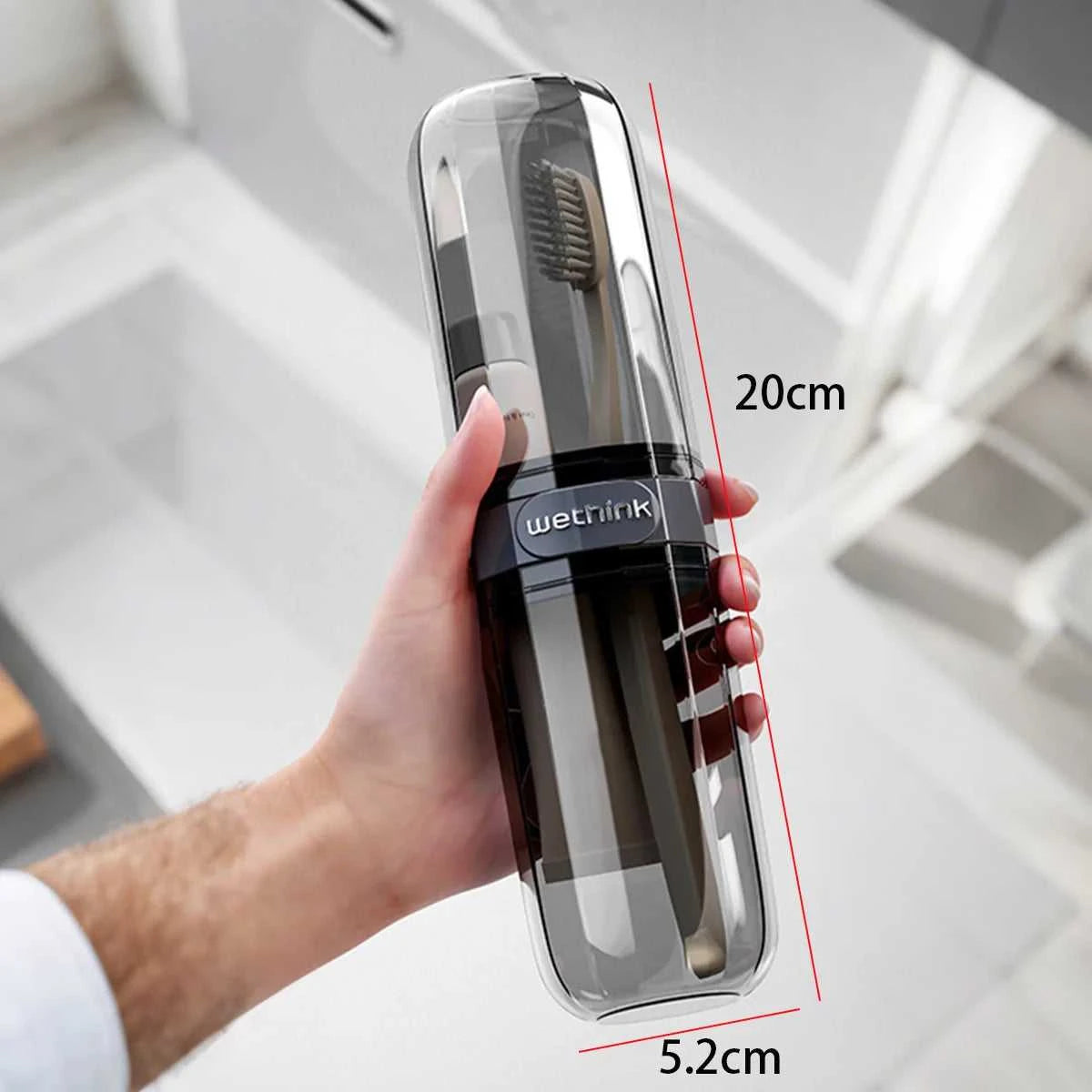 Portable Toothpaste Toothbrush Protect Holder Case Travel Camping Storage Box Protect Toothbrush Toothpaste from Dirt and Damage Éditions Traditions & Modernité Inc. 185980085;20260611;17811935786ue6g
