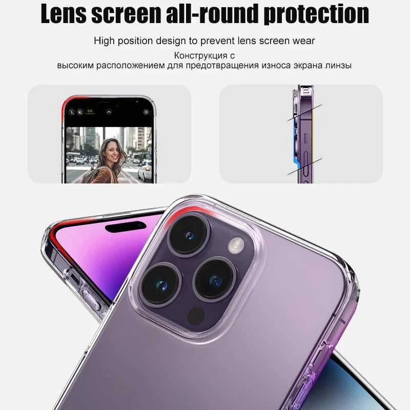 Luxury Clear Silicone Phone Case For iPhone 16 15 14 13 12 11 Pro Max XR X XS 7 8 Plus Shockproof Transparent Bumper Back Cover Éditions Traditions & Modernité Inc. 186082184;20260613;1781385897HAmUA