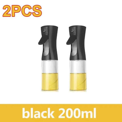 200/300/500mlOil Spray Plastic Household Kitchen Oil Spray Bottle Or Oil Brush Nebulizing Mist Filling Cooking Dual Use BBQ Éditions Traditions & Modernité Inc. 14:200002130#2pcs-300ml white