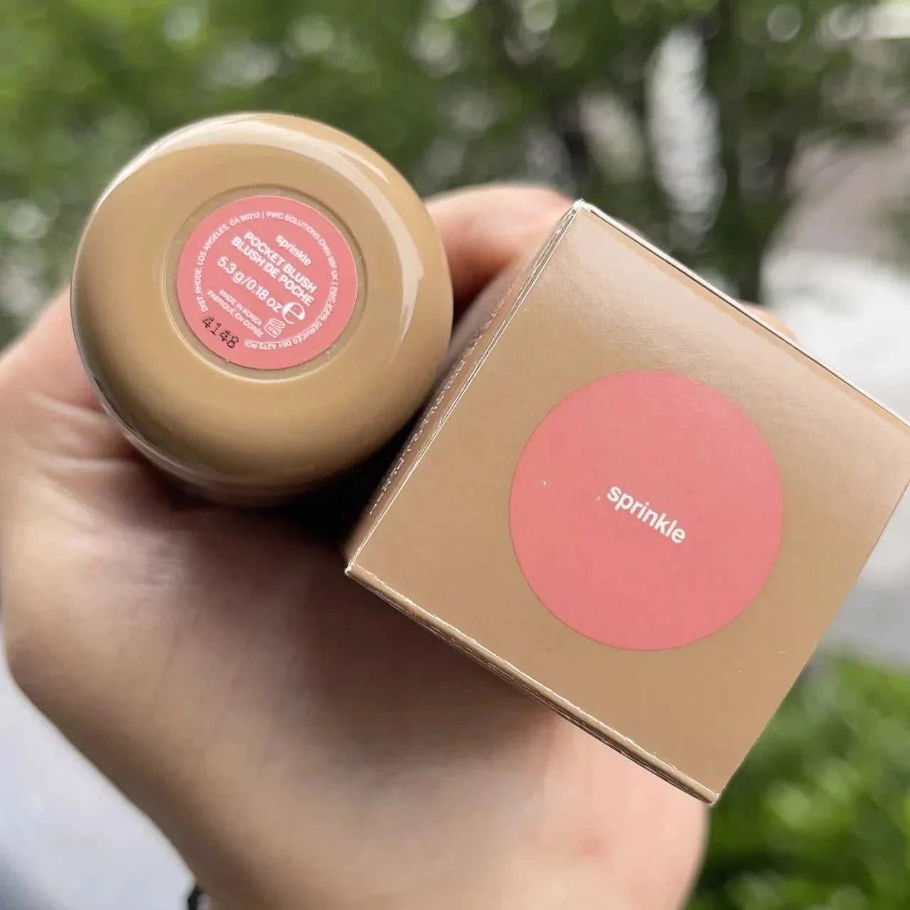 Rhod Pocket Blush LIP Stick Lip And Cheek Hydrating Stick Natural Rouge Powder Blush Cream Lipstick Cheek Easy To Apply Color Éditions Traditions & Modernité Inc. 200001176:200006154#plum