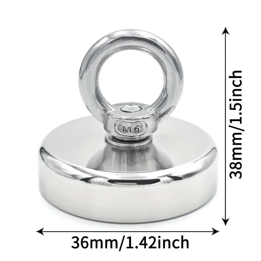 D16~D42mm Super Strong Neodymium Fishing Hook N52 Heavy Duty Rare Earth Neodymium with Countersunk Hole Eyebolt Salvage Magnetic Éditions Traditions & Modernité Inc. 186083959;20260613;1781386369yZ0Yi