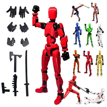 1PCS 13 Joints Figure Articulate Movable Dummy Doll Diy Assembly Toy 3D Printed Action Figure Stop Motion Animation Dummy Éditions Traditions & Modernité Inc. 185980448;20260611;17811936277sbOD