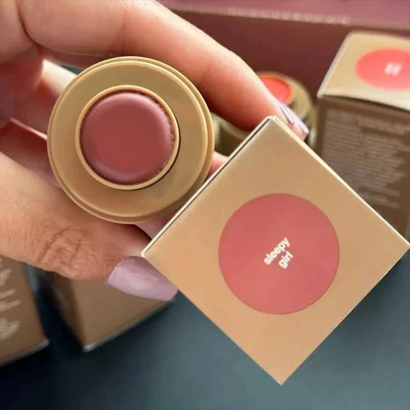 Rhod Pocket Blush LIP Stick Lip And Cheek Hydrating Stick Natural Rouge Powder Blush Cream Lipstick Cheek Easy To Apply Color Éditions Traditions & Modernité Inc. 200001176:200006154#plum