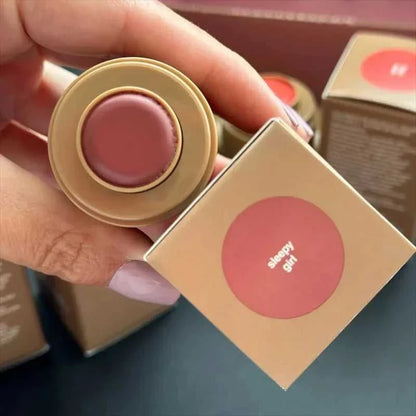 Rhod Pocket Blush LIP Stick Lip And Cheek Hydrating Stick Natural Rouge Powder Blush Cream Lipstick Cheek Easy To Apply Color Éditions Traditions & Modernité Inc. 200001176:200006154#plum