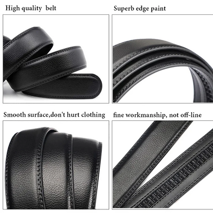 Men's High-Quality Belt 110cm 120cm 130cm Luxury Belt, Black Men's Automatic Buckle Jeans Men's Belt Suit Belt Éditions Traditions & Modernité Inc. 186728099;20260629;17826912917fgxc