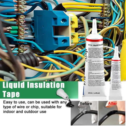 Waterproof Liquid Electrical Tape Rubber Insulating Cable Wire Coat Glue Insulation Adhesives Sealer Home Fix Line Glue Éditions Traditions & Modernité Inc. 185982372;20260611;1781193878noBpk