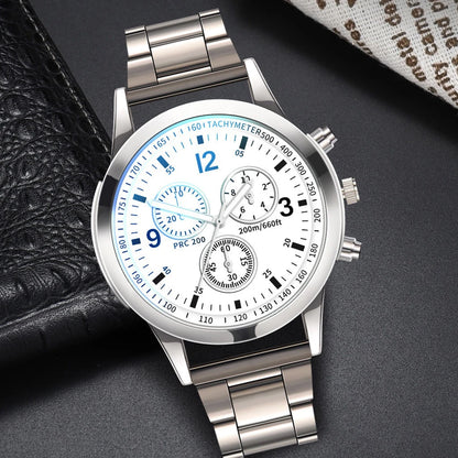 1/2PCS Men Business Watches Fashion Men's Steel Band Quartz Watch with Bracelet（Box not Included） Éditions Traditions & Modernité Inc. 186728091;20260629;1782691242rPFQK