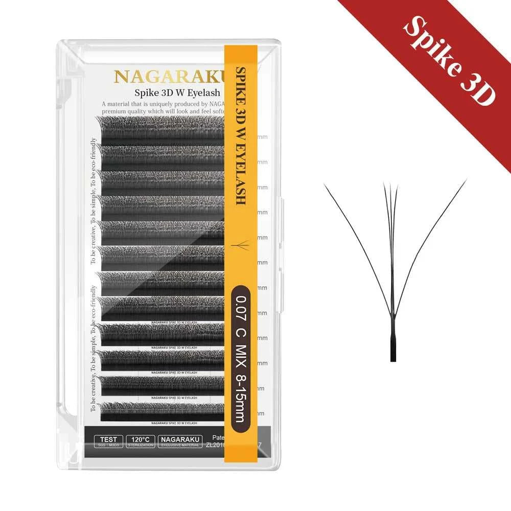 NAGARAKU Automatic Flowering W Shape Bloom 3D 4D 5D 6D 7D 8D Premade Fans Speed Eyelash Extensions Natural Soft Light Full Dense Éditions Traditions & Modernité Inc. 186727809;20260628;1782690558VJlHx