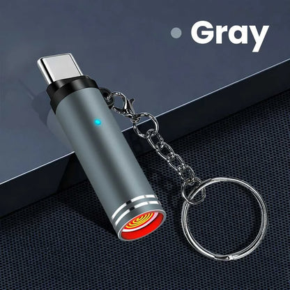 Mini Type C Mobile Phone Cigarette Lighter Air Blowing Cigarette Lighter Outdoor Safety USB C Lighter Adapter For iPhone 17 Pro Éditions Traditions & Modernité Inc. 185980467;20260611;178119363355qYQ