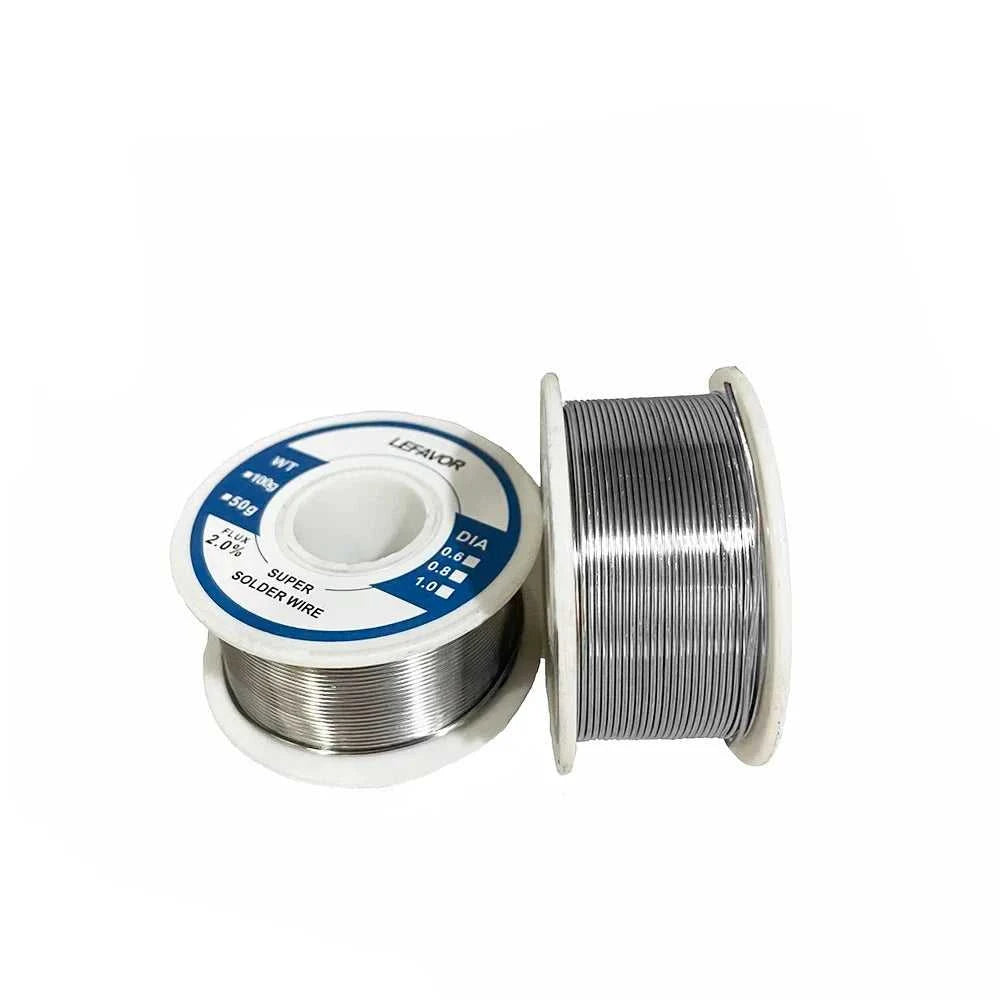 0.8mm 1.0mm 20g 50g 100g Soldering Tin Wire Tin Melt Rosin Core Solder Soldering Wire Roll No-clean FLUX 2.0% Éditions Traditions & Modernité Inc. 185982872;20260611;1781193984GoMnb