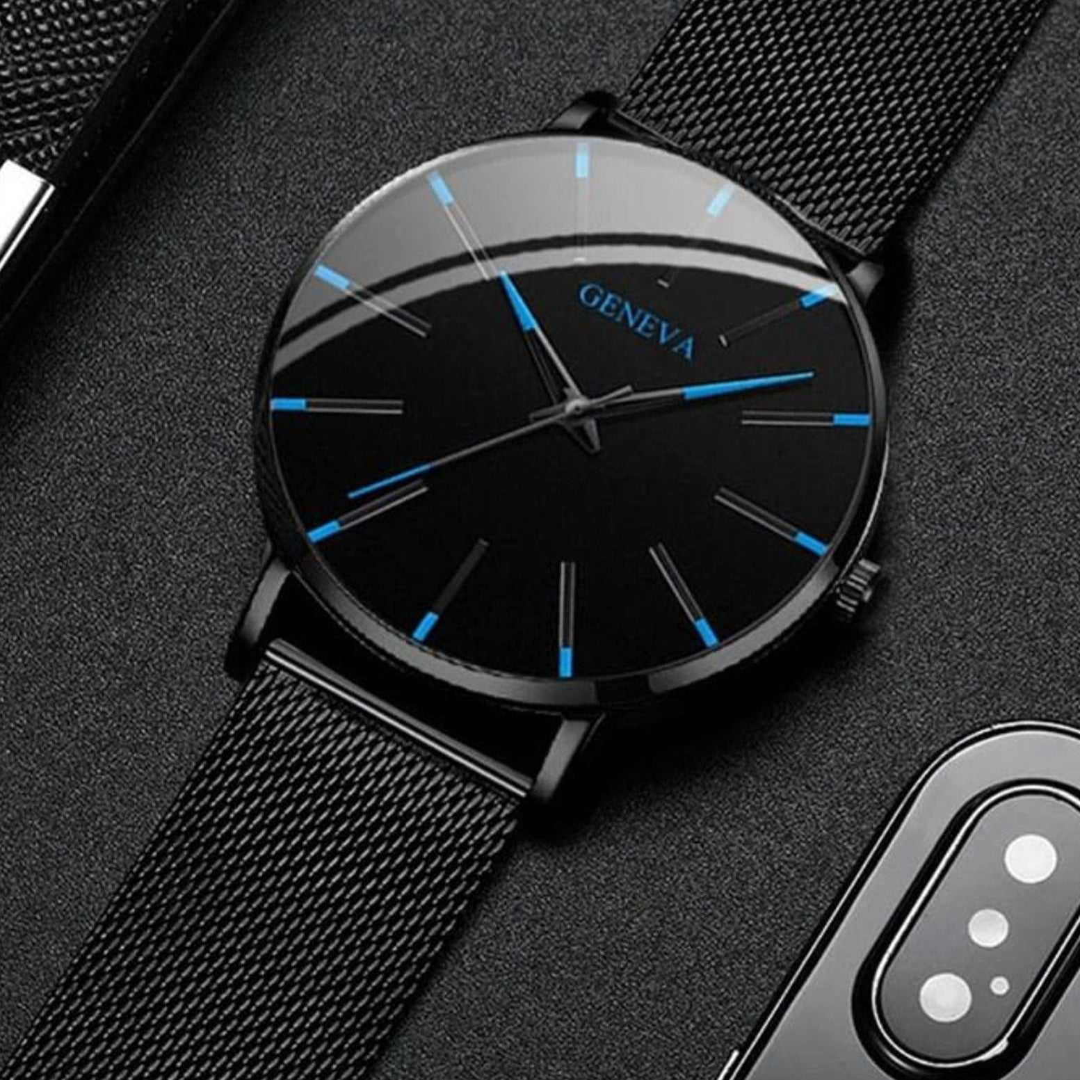 Essenza Montre Éditions Traditions & Modernité Inc. CJSY1838828-Black