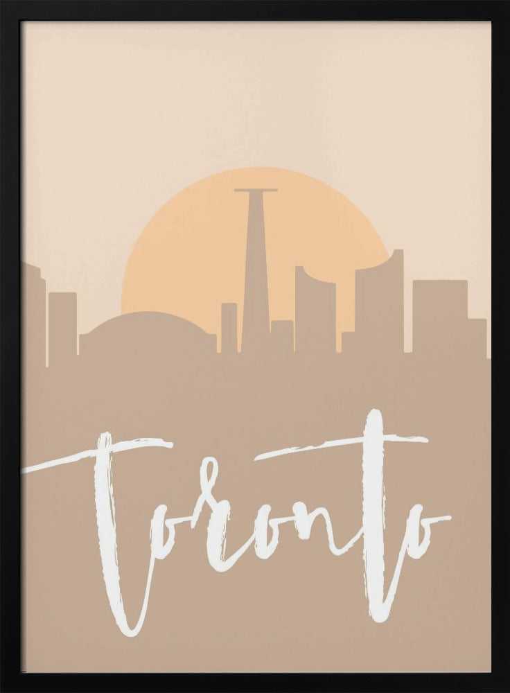 Wall art Skyline Earth Tone 2 89