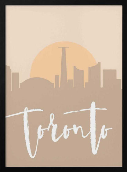 Wall art Skyline Earth Tone 2 89